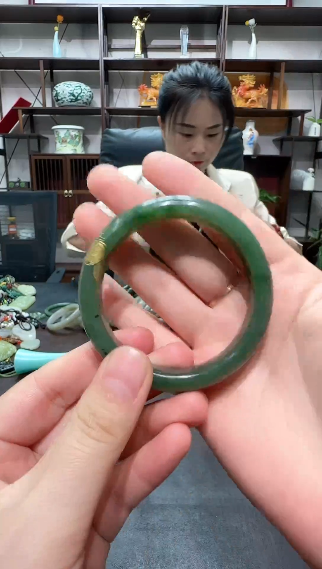 未镶嵌手镯和田玉55