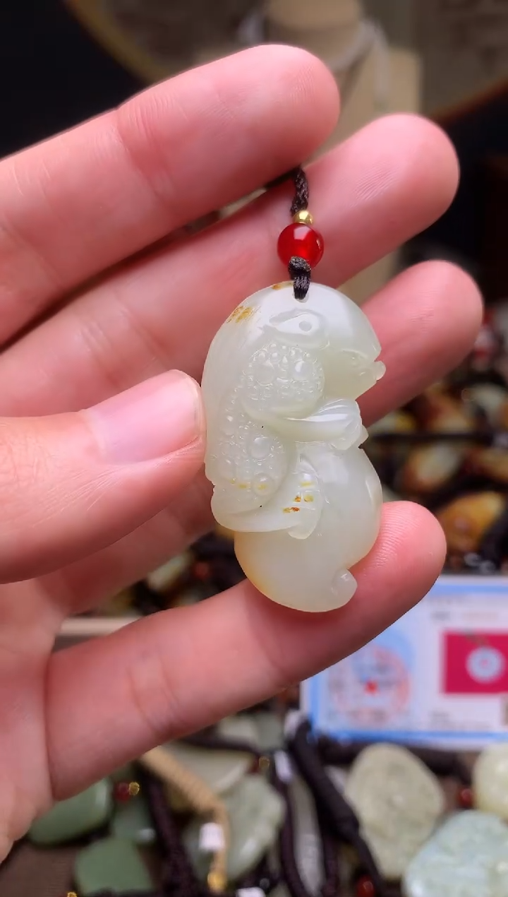 颈饰未镶嵌和田玉新疆料青海料清水和田玉吊坠