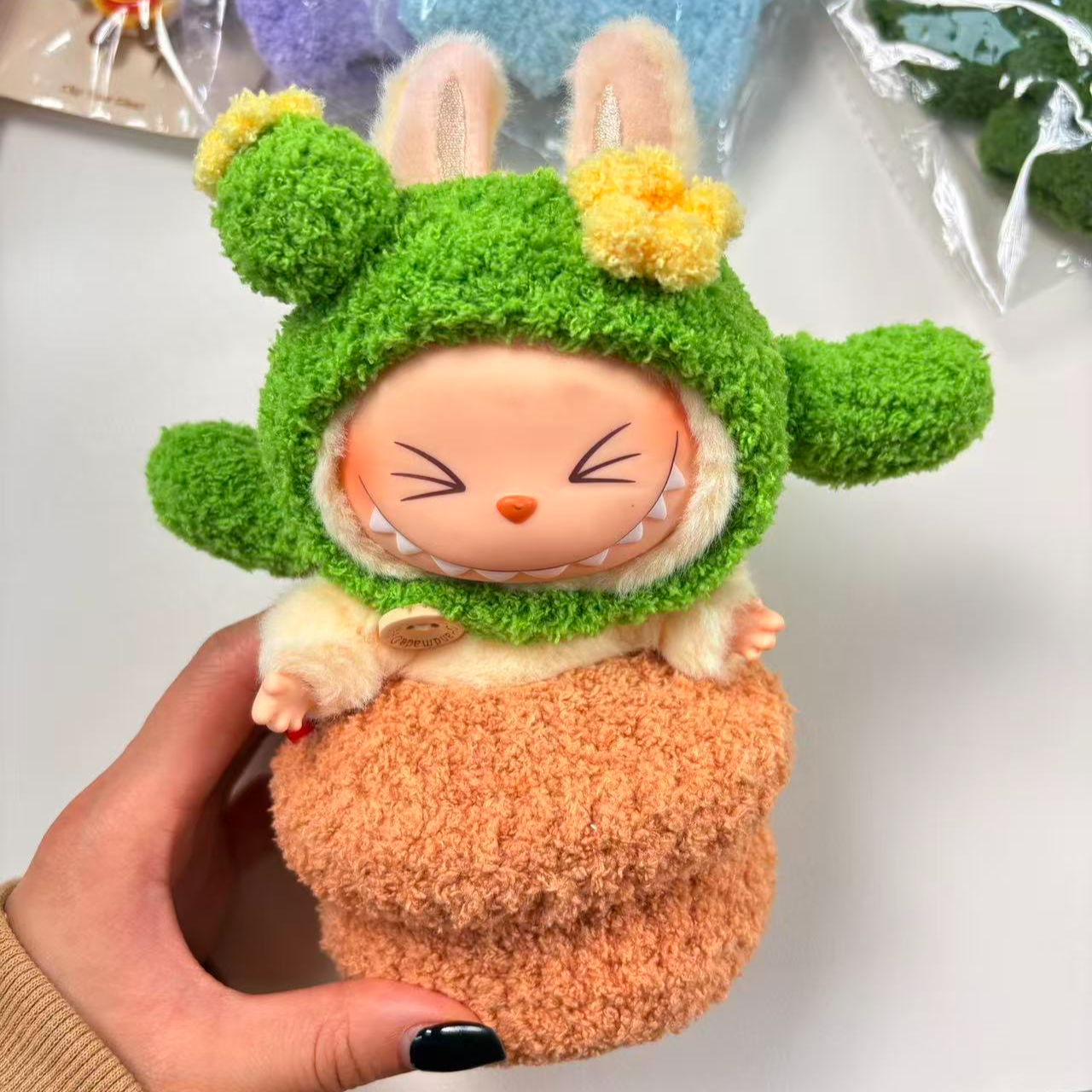 【重工版娃衣】纯手工钩织labubu规格毛绒针织款娃衣