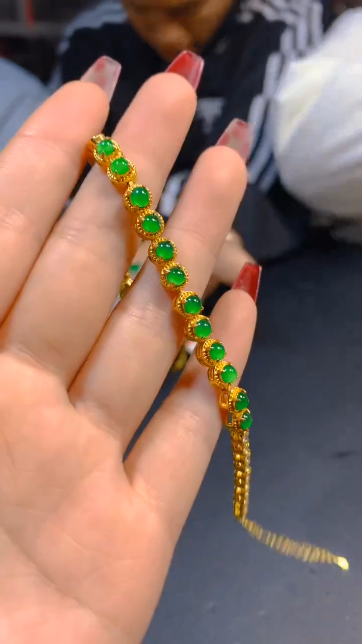 【闪购商品】翡翠手链未镶嵌0531704027多样性发一