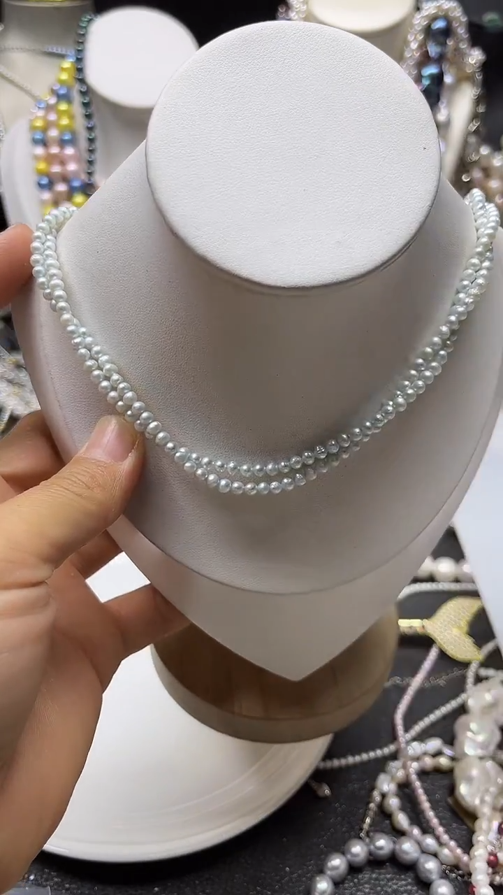 颈饰未镶嵌淡水珍珠多人