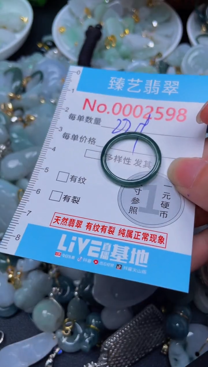 吊坠(不含链)未镶嵌翡翠2598