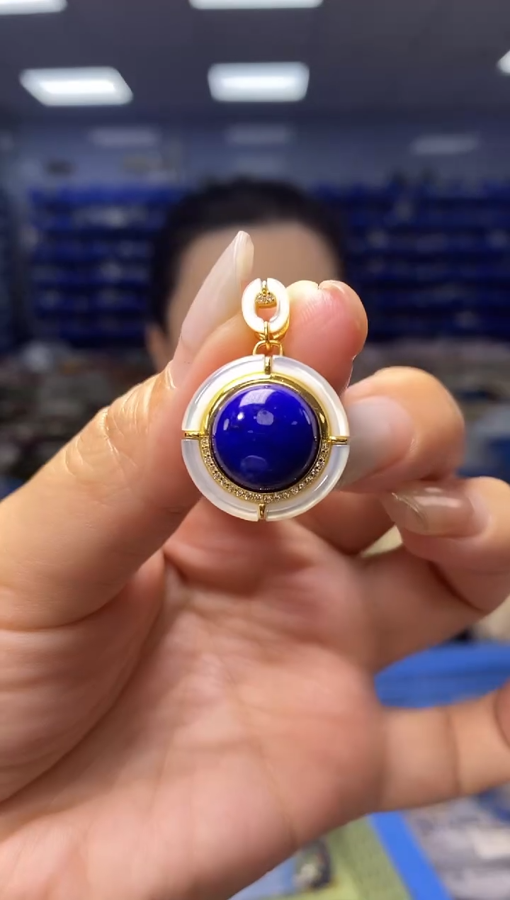 青金石银S925镶嵌DZ5811DZ5811