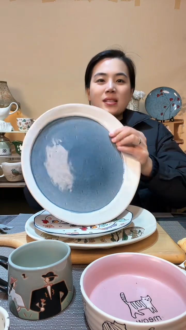 【闪购商品】瓷片瑕疵款 10.5英寸盘 介意勿拍