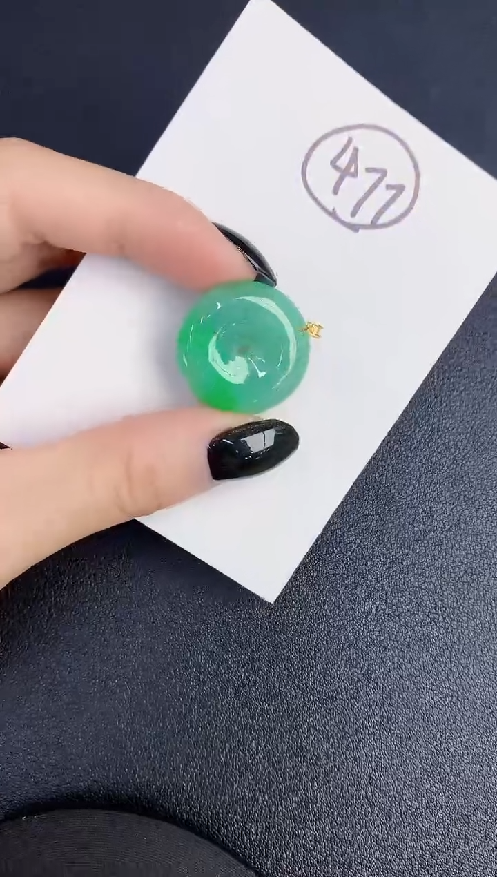 【闪购商品】翡翠颈饰18K金镶嵌0000000000