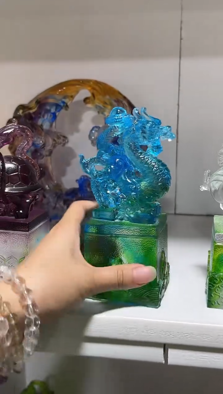 琉璃手工艺品青龙