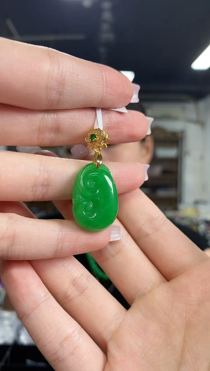 翡翠未镶嵌颈饰闪购链接  多样性发其一颜色微差