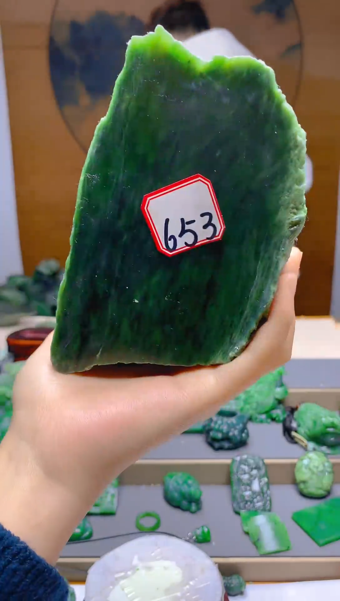 【闪购商品】和田玉（碧玉）珠宝半成品未镶嵌1