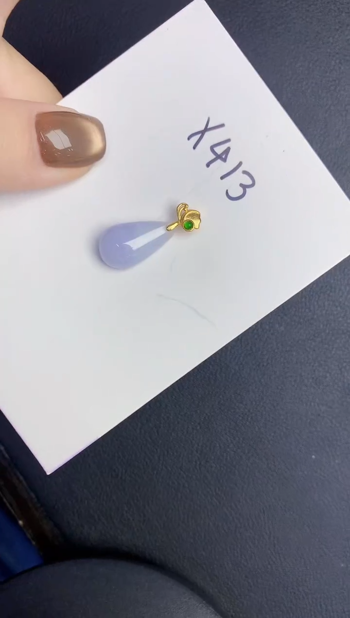颈饰未镶嵌翡翠缅甸天然翡翠A货