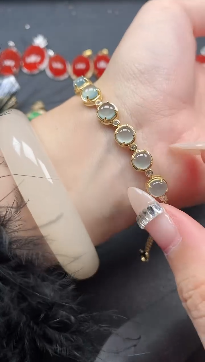 银S925镶嵌戒指翡翠51511