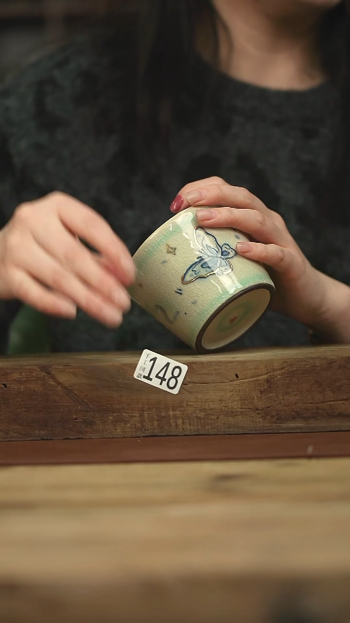  设计师手作款  柯柯手绘系列手握杯