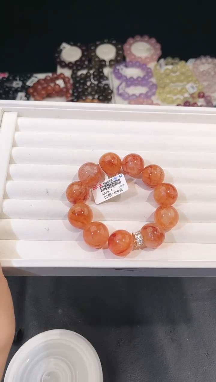 【闪购商品】水晶手链合金多样性发一胶花DIY