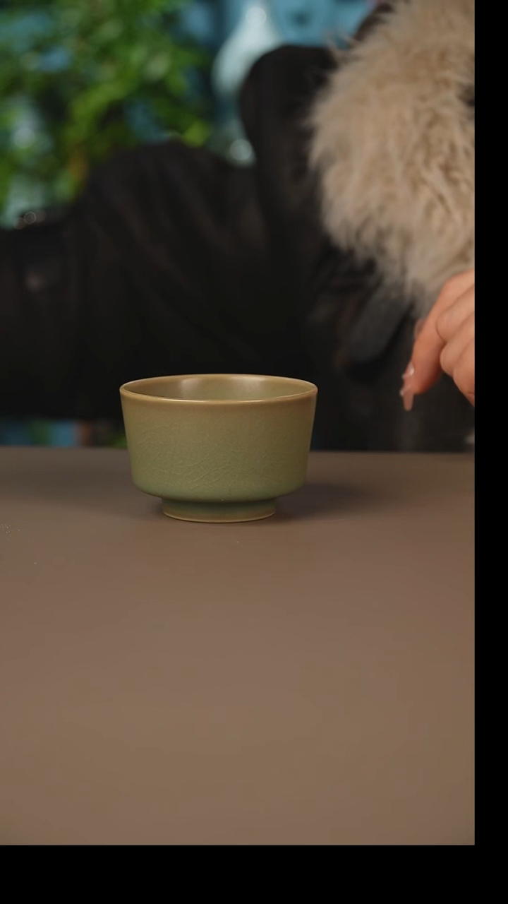 柴烧直口杯        