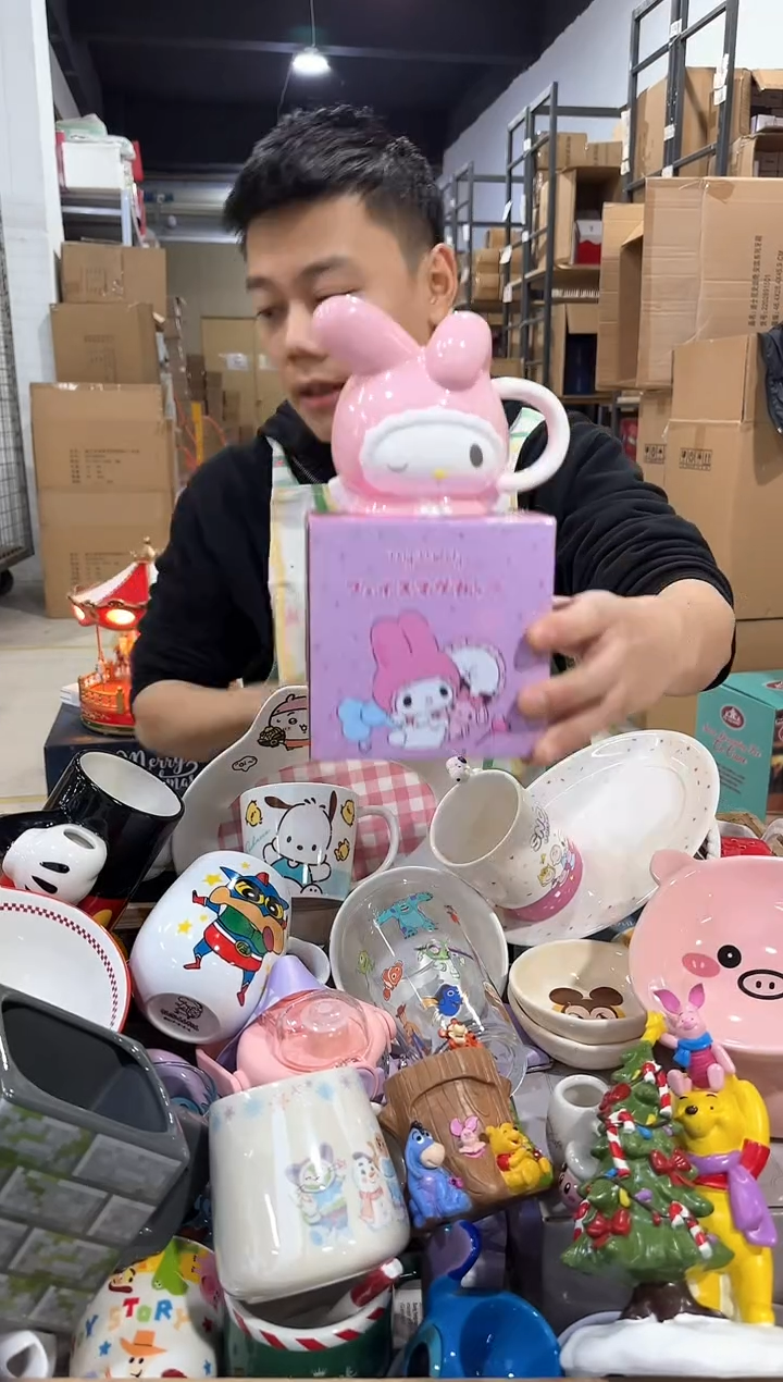 瓷片原盒50周年美乐蒂头杯