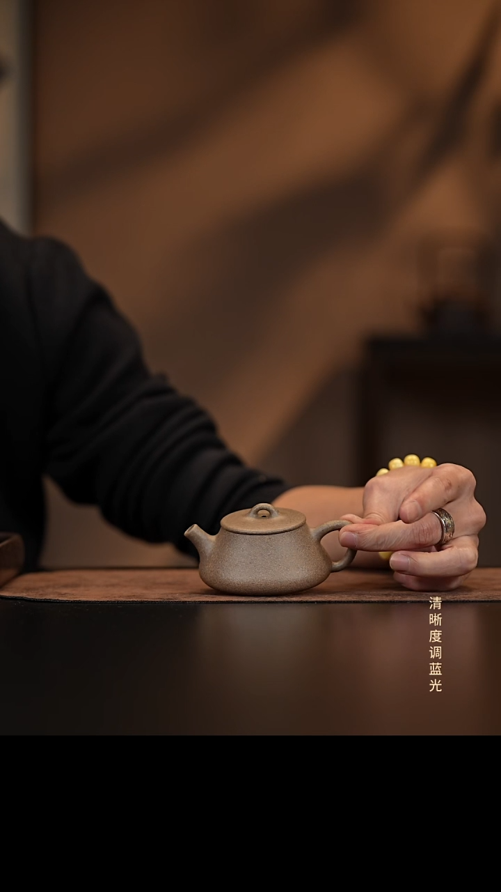 允禾斋 紫砂壶 （微瑕）纳瓢 青降坡