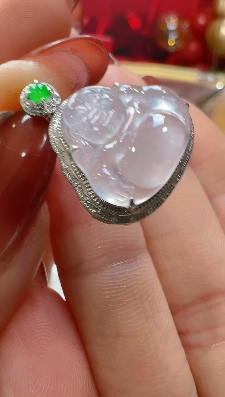 【闪购商品】翡翠吊坠(不含链)18K金镶嵌多样性团购发一件