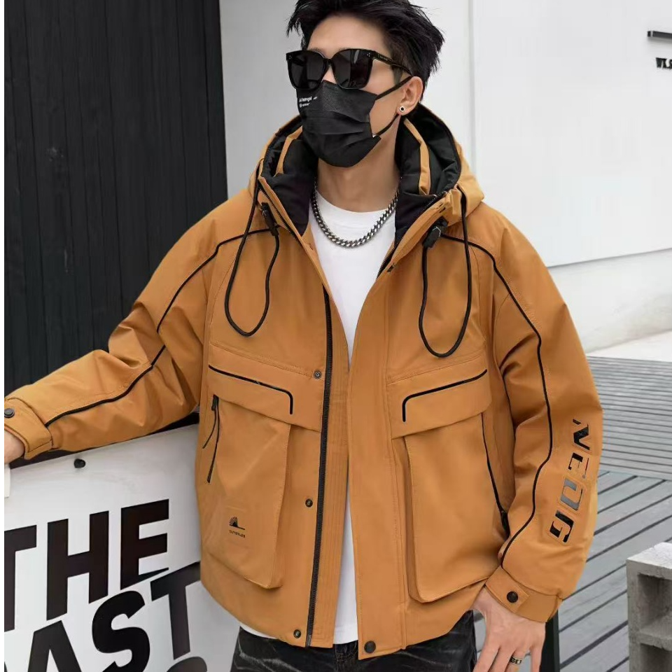 「国标羽绒服」冬季新款潮流百搭保暖羽绒服-2519