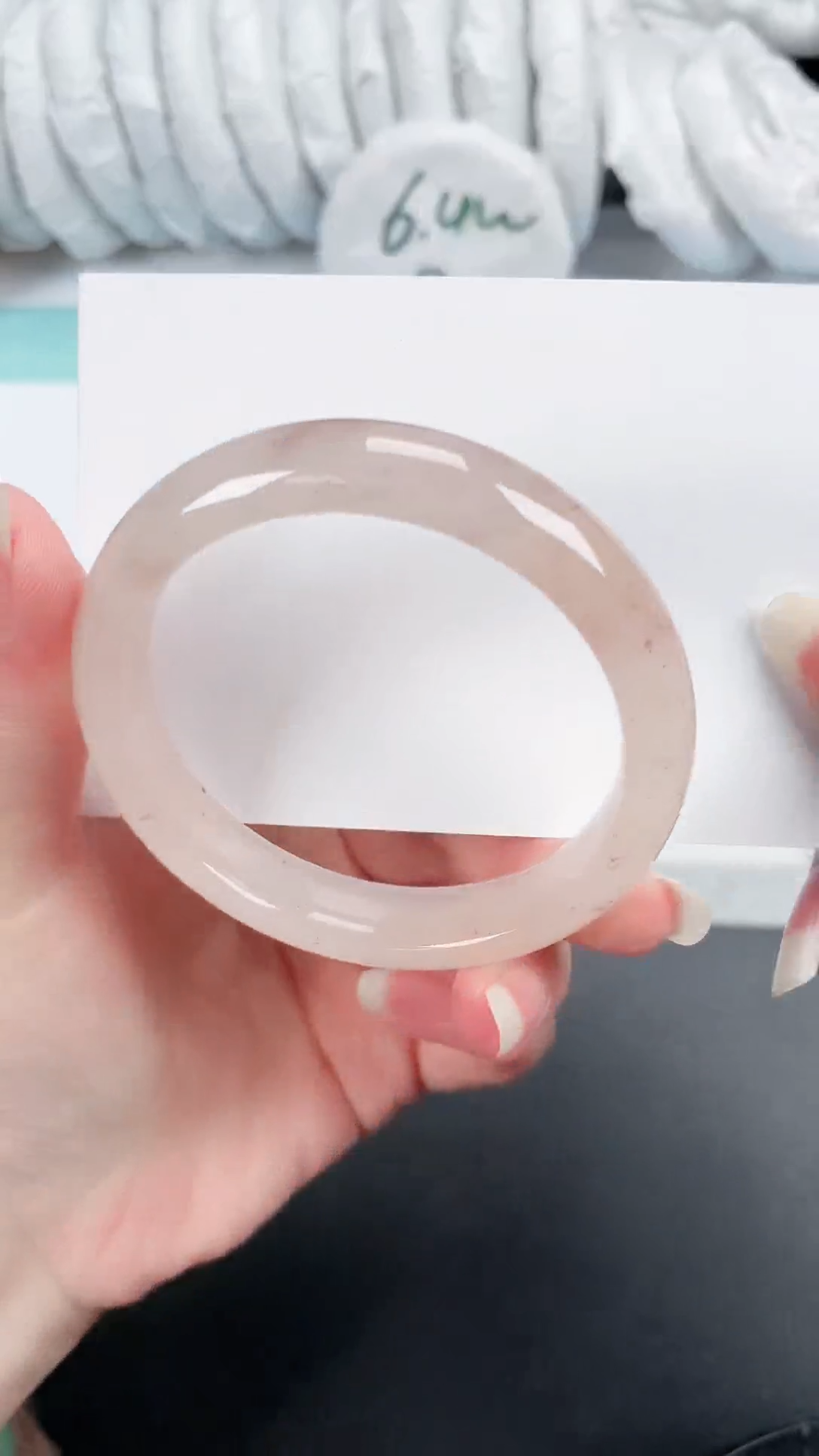 【闪购商品】石英质玉手镯未镶嵌415-55