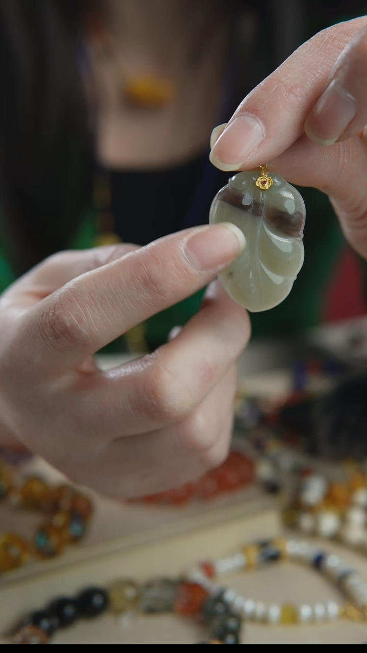 【闪购商品】和田玉吊坠(不含链)银S925镶嵌和田玉吊坠