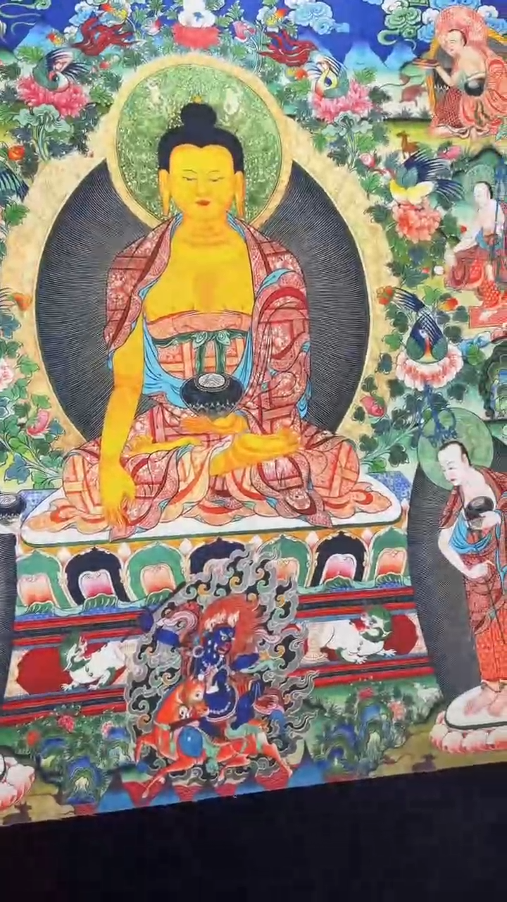 装裱画唐卡藏艺阁高端绘画作品TK16046