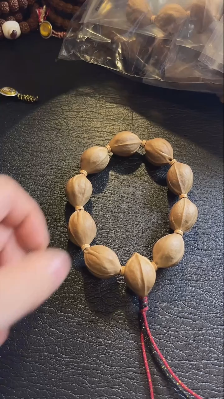 橄榄核手串梅林铁核三面佛  20*27