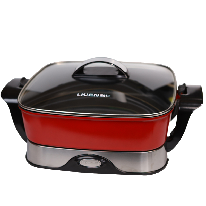 清仓处理利仁家用电炒锅电火锅DHG-400不粘锅学生宿舍炒菜电热锅