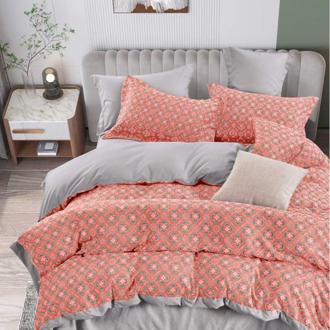 亲肤棉被罩--华丽图饰 （纽扣）