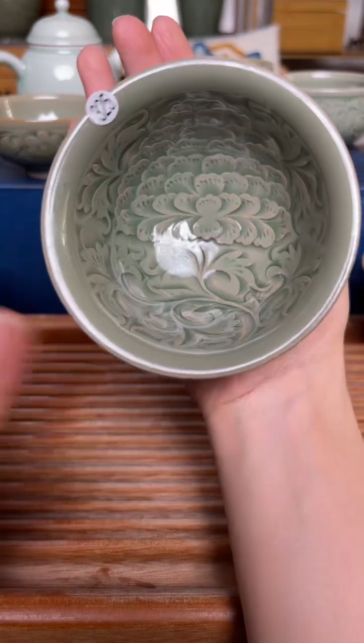 【闪购商品】其他325王晓娜 纯手工秘色斗笠盏