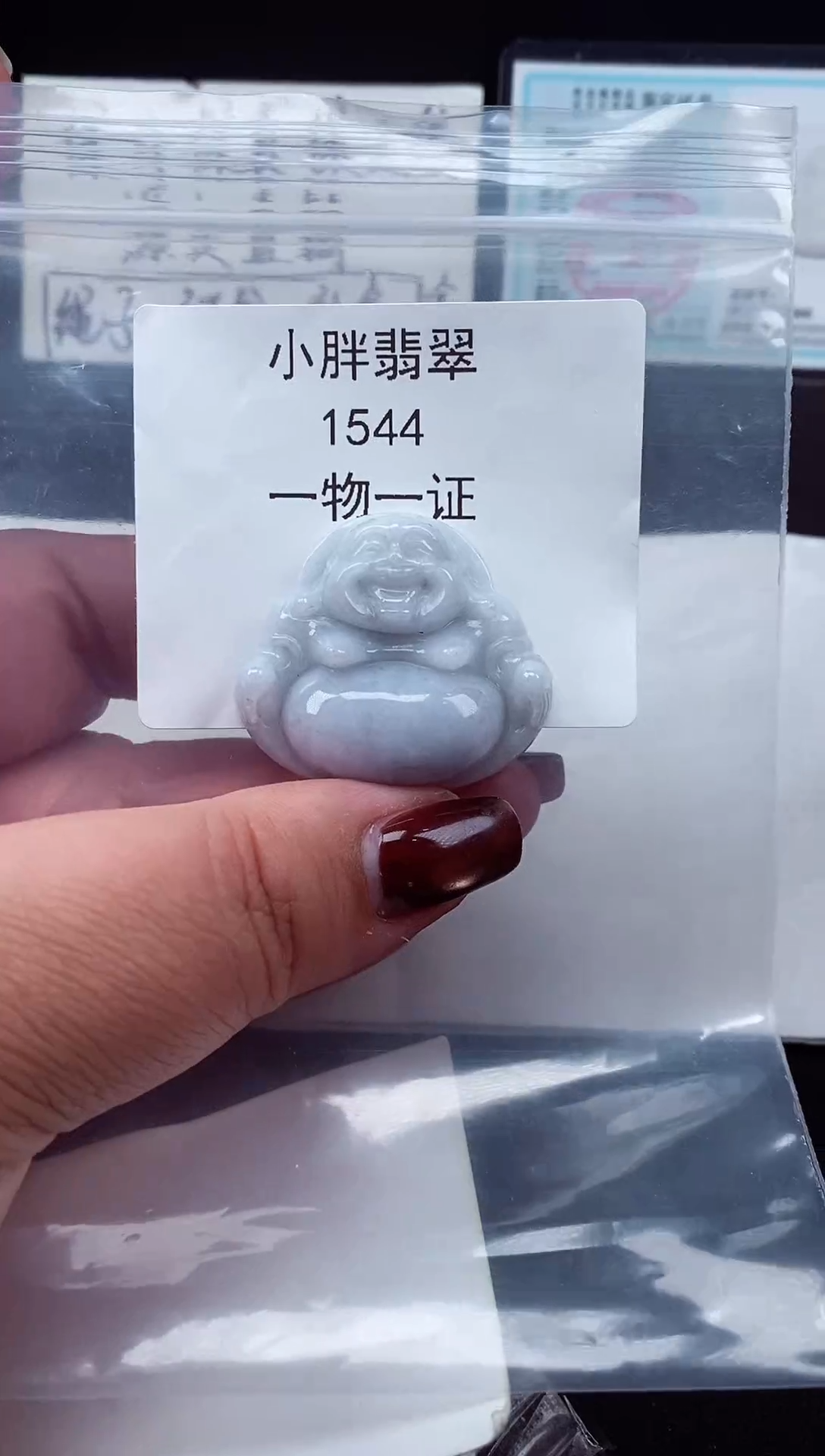 颈饰未镶嵌翡翠缅甸天然A货翡翠1544