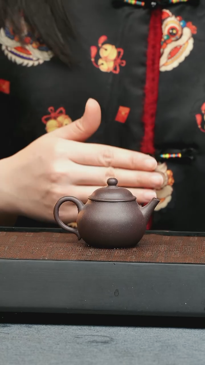 【闪购商品】紫砂茶壶五堂 小君德（俭-天青泥）