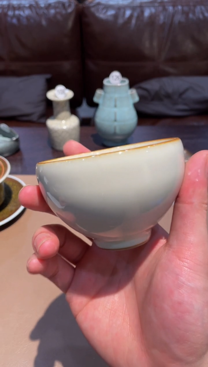 150窑承青瓷蛋壳杯