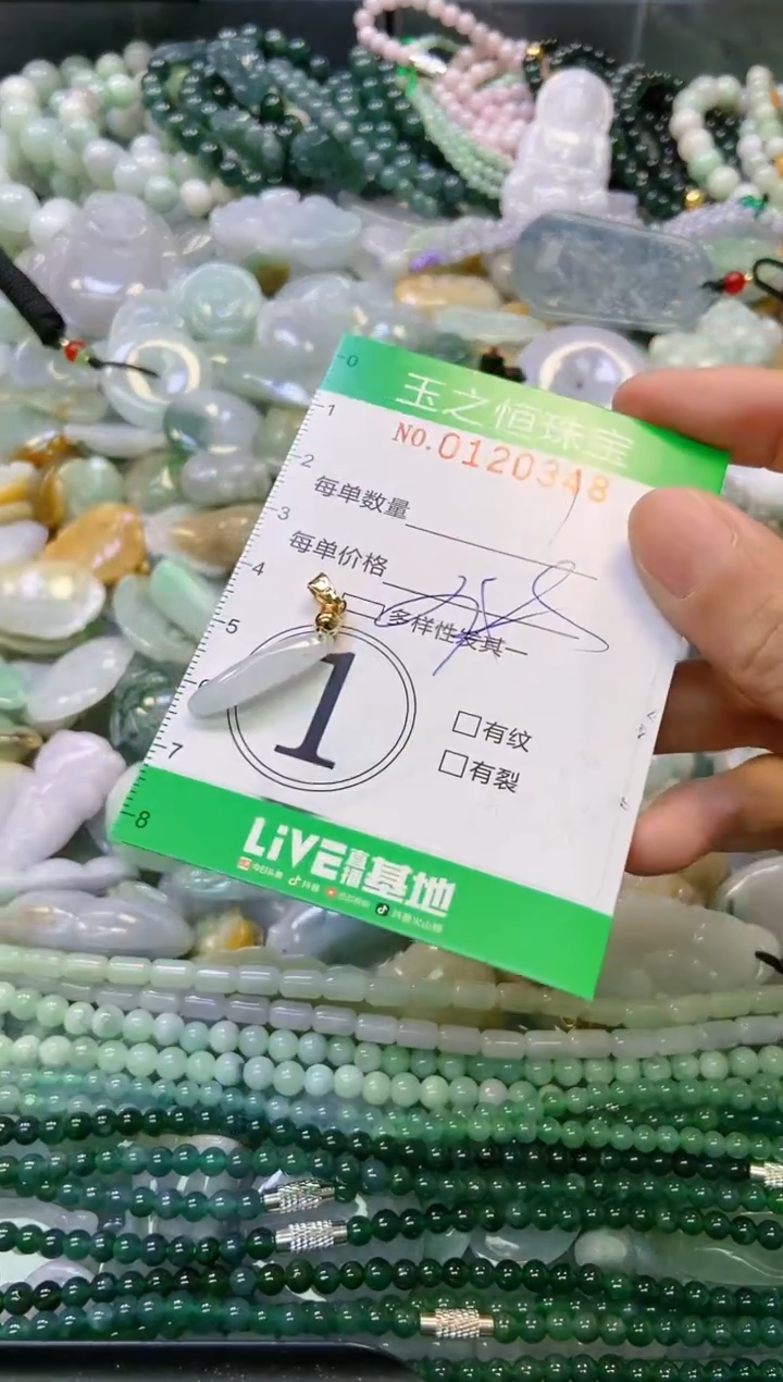 翡翠未镶嵌颈饰闪购0120348