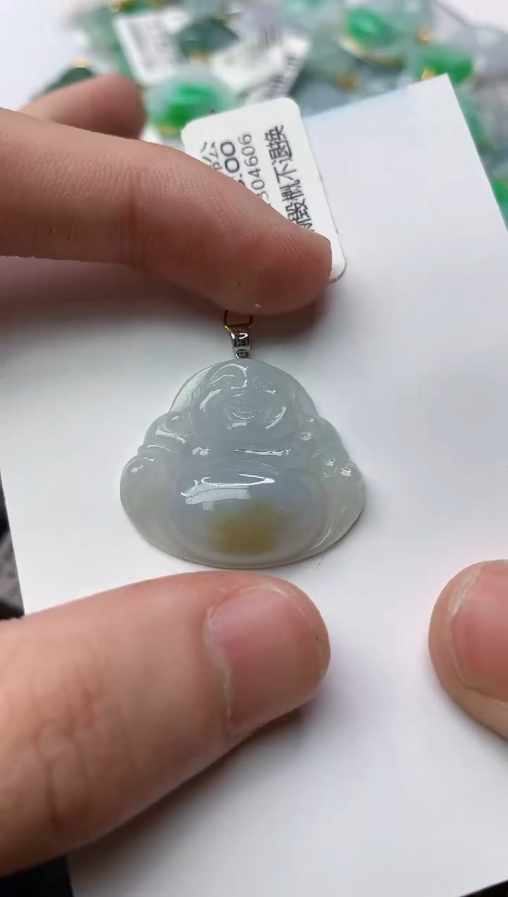 【闪购商品】翡翠颈饰18K金镶嵌46.......