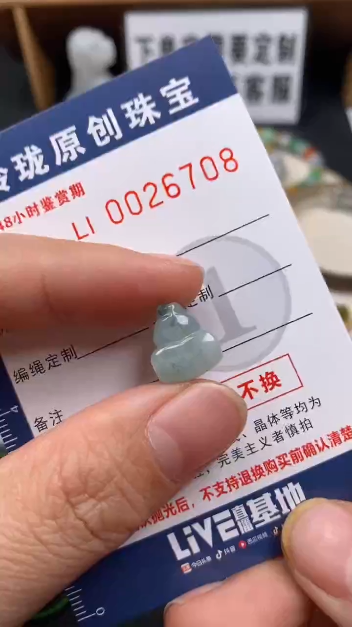 【闪购商品】翡翠颈饰未镶嵌翡翠净货26708