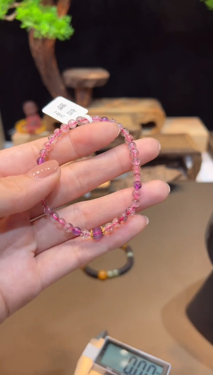 水晶手链未镶嵌手饰@@