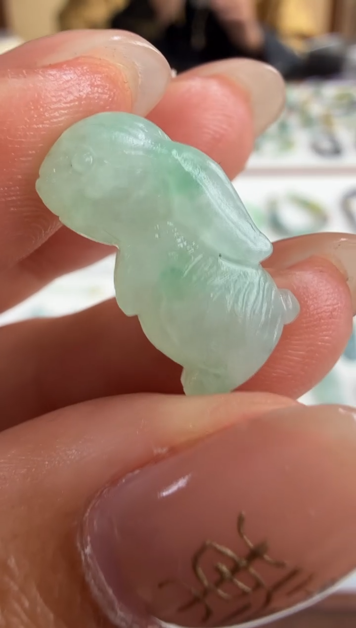 未镶嵌定制翡翠18*9.5*5.8