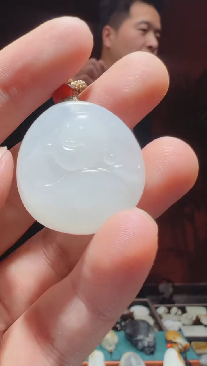 【闪购商品】和田玉吊坠(不含链)未镶嵌1