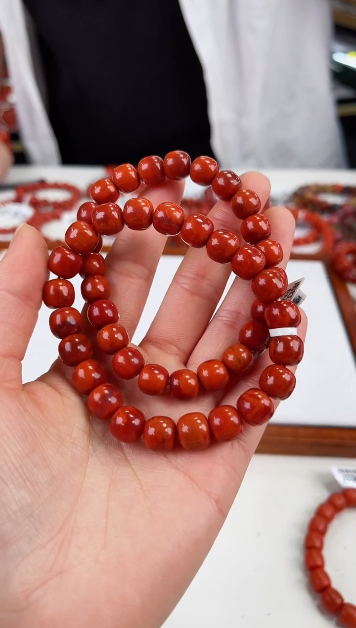 【闪购商品】南红玛瑙瓦西老型手串9+未镶嵌（多样式发其一）