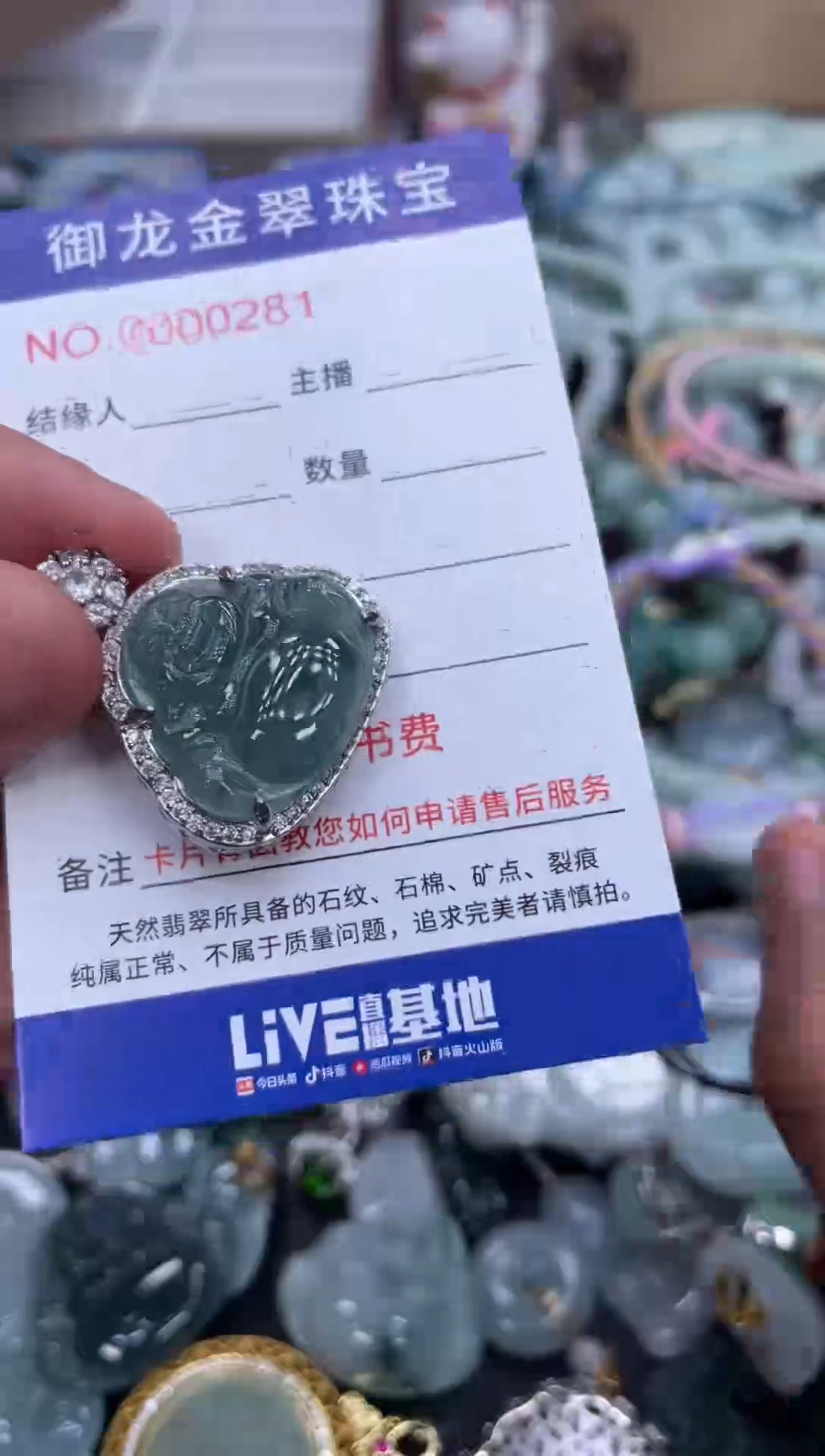 翡翠未镶嵌颈饰101