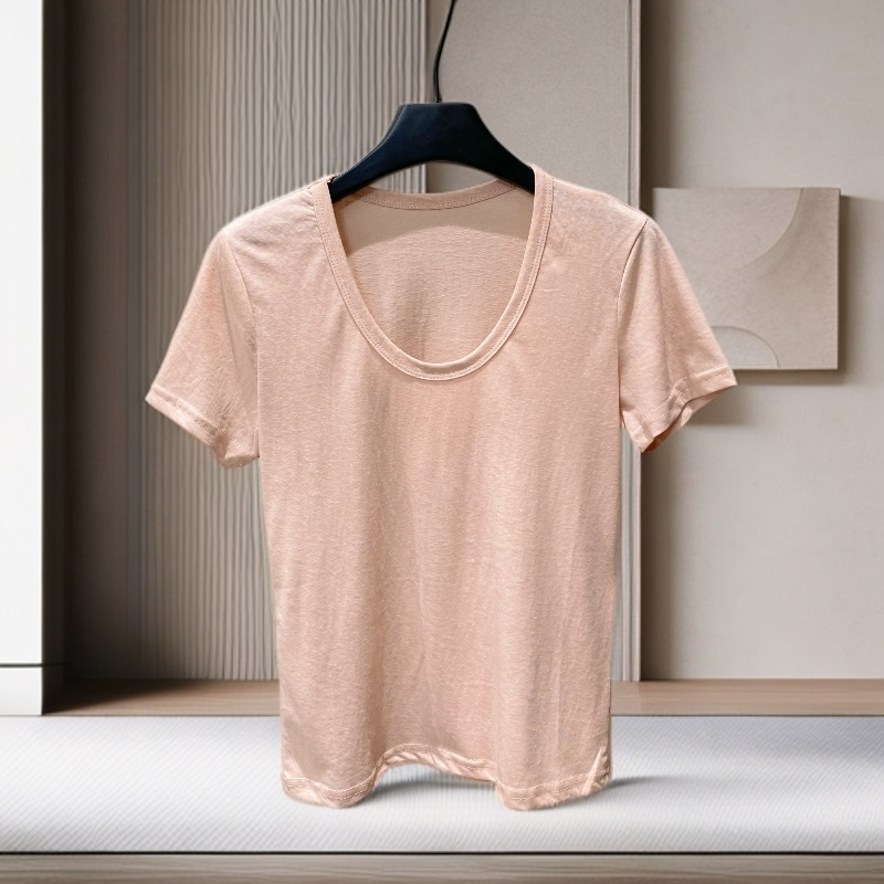 弹力短款圆领T恤多色可选高定辣妹短袖上衣百搭时尚潮牌爆款修身