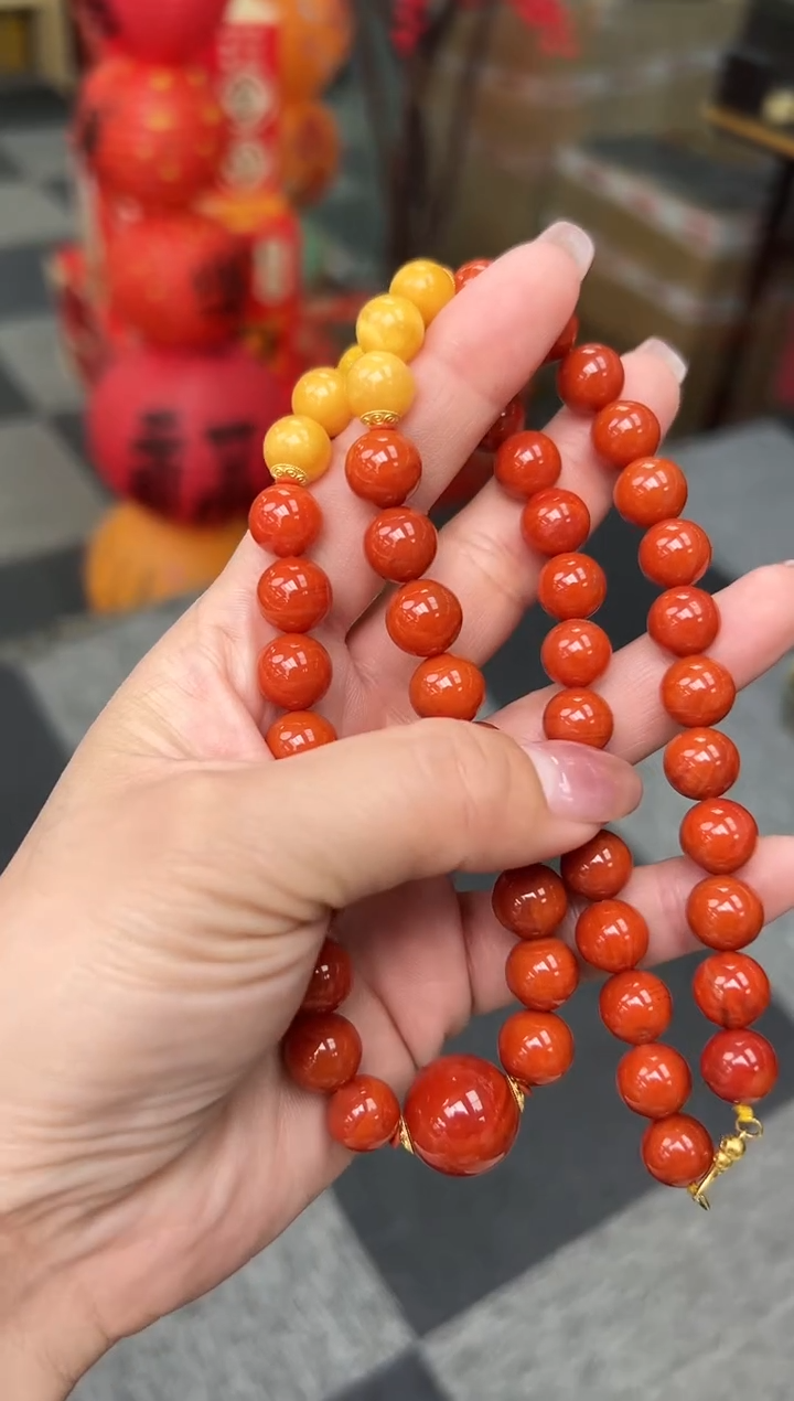 【闪购商品】南红玛瑙珠串未镶嵌多样发其一/12/HS9992271