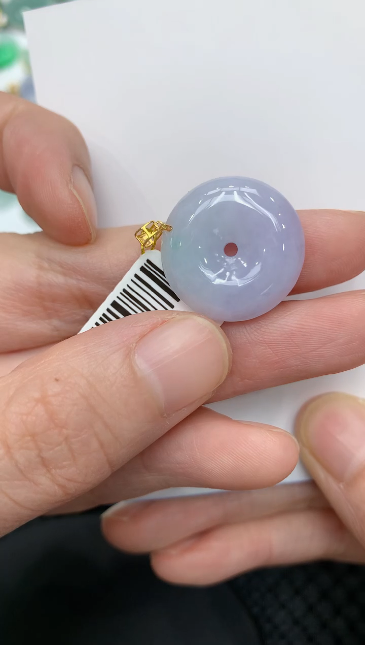 【闪购商品】翡翠颈饰18K金镶嵌11111111