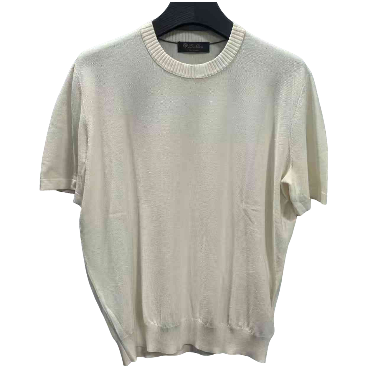 男士时尚休闲圆领百搭简约桑蚕丝棉混纺短袖