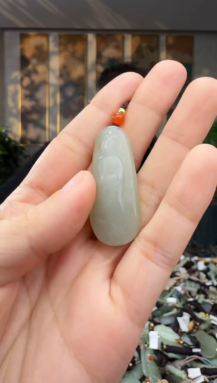 未镶嵌和田玉挂件拍一发一