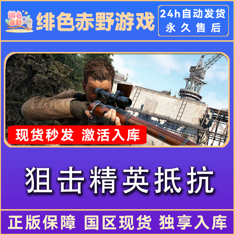 狙击精英:抵抗 正版入库 激活码 激活入库