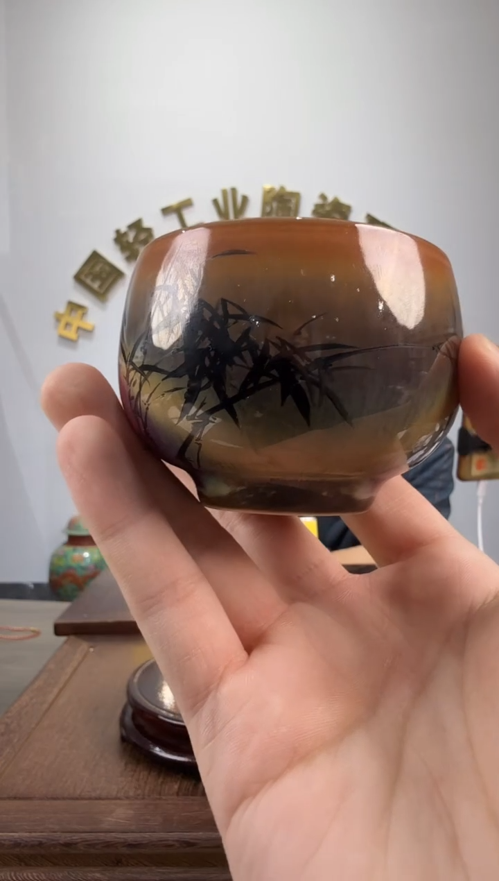 景德镇精美陶瓷窑变杯