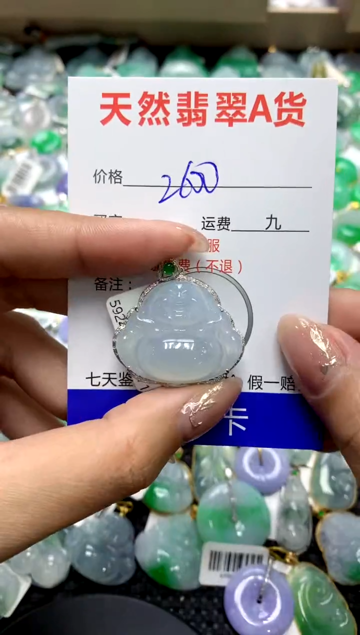 【闪购商品】翡翠颈饰18K金镶嵌111111111