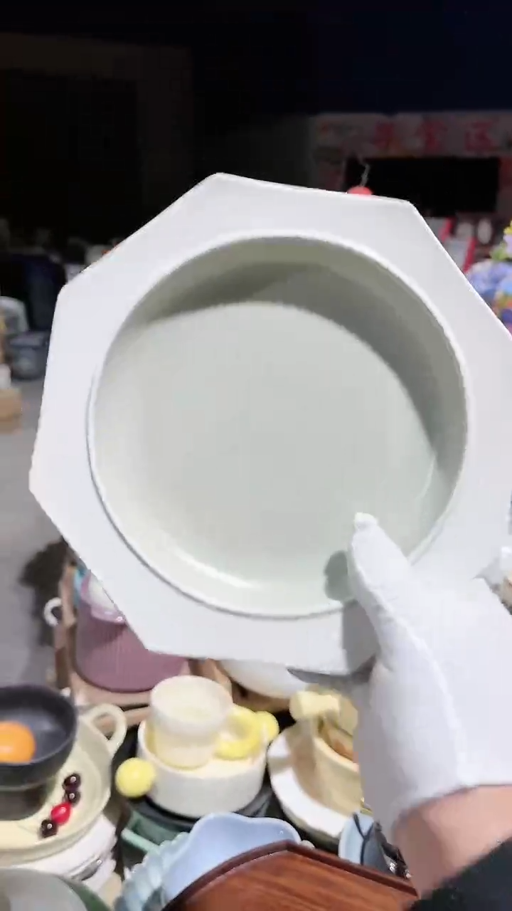 【闪购商品】瓷片八角微瑕 凑满20元包邮