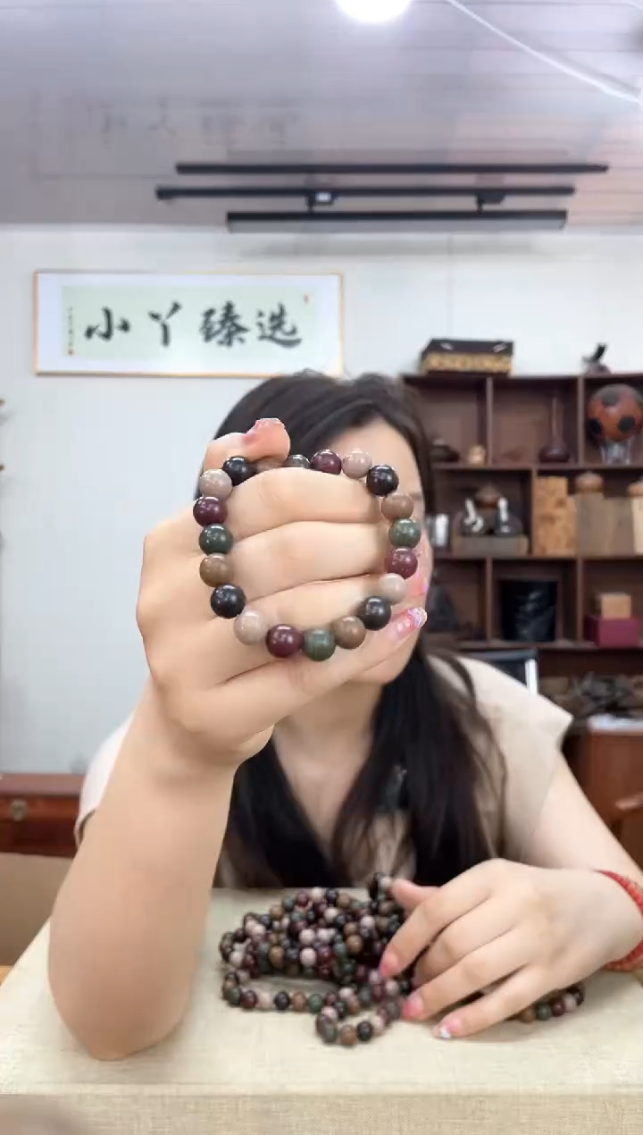 乌木类端景台512合香木1.0单圈串木木木