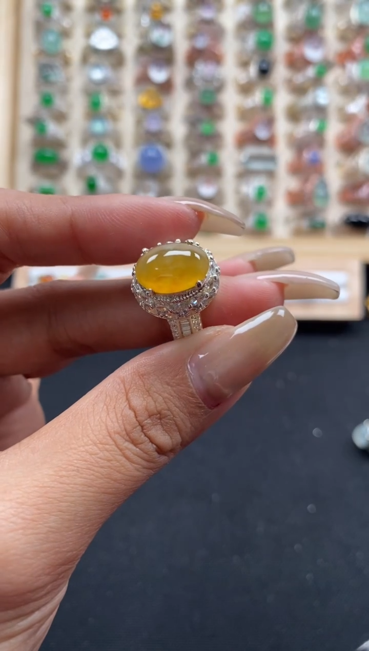 未镶嵌戒指翡翠缅甸天然a货翡翠